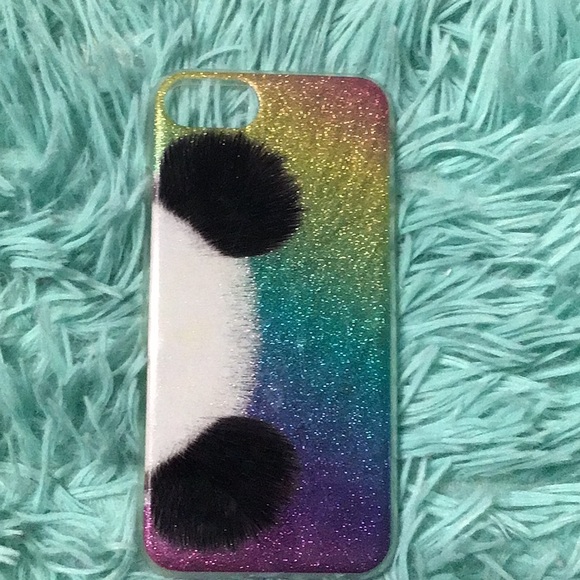 Rainbow panda phone case - Picture 1 of 2
